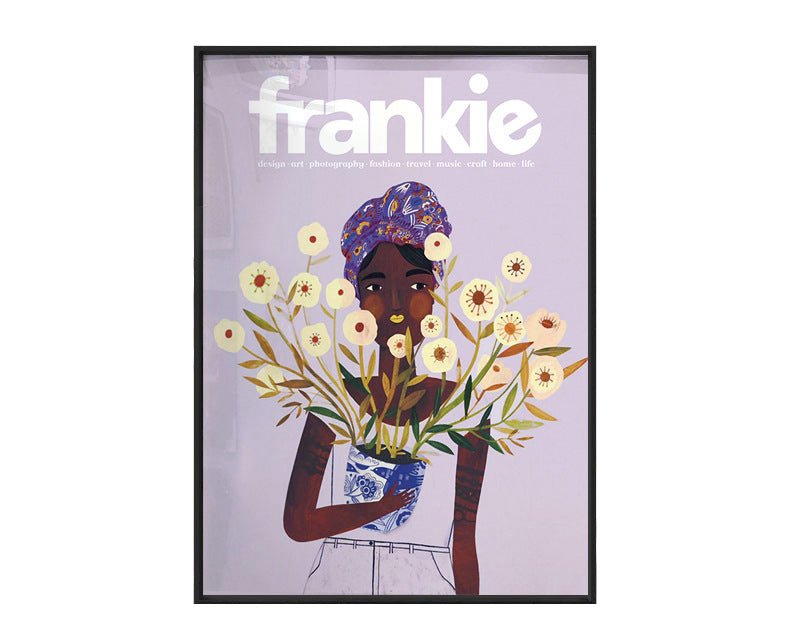 Retro Frankie Framed Canvas Collection - Divine Heart L.A.