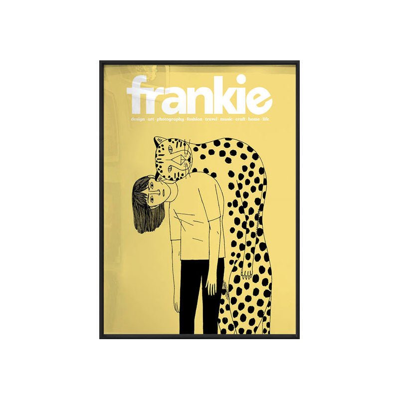 Retro Frankie Framed Canvas Collection - Divine Heart L.A.