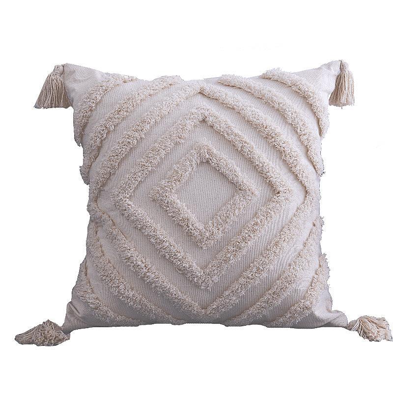 Scandi South Milk of the Poppy Tufted Pillow Cover - Divine Heart L.A.