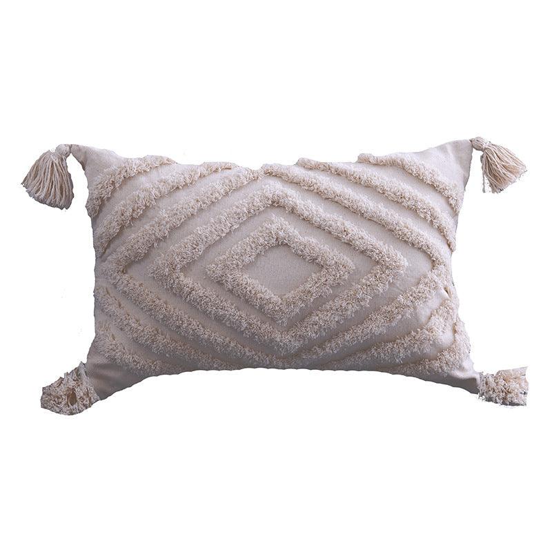 Scandi South Milk of the Poppy Tufted Pillow Cover - Divine Heart L.A.