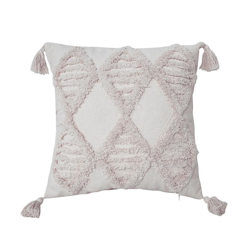 Scandi South Milk of the Poppy Tufted Pillow Cover - Divine Heart L.A.