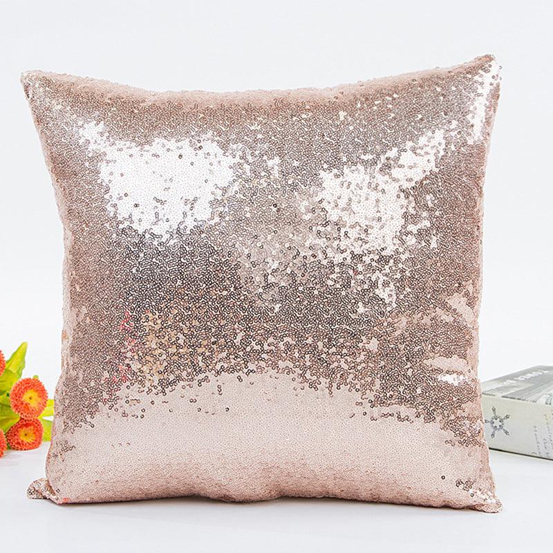 Shiny Luxe Metallic Sequin Pillow Cover Collection - Divine Heart L.A.