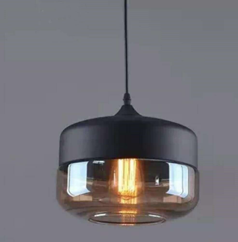 Smoked Glass .Pendant Lighting - Divine Heart L.A.