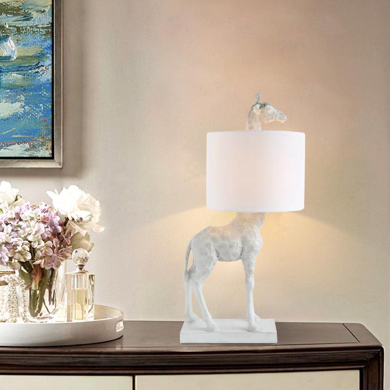 Stately Giraffe Table Lamp in Gold or White - Divine Heart L.A.