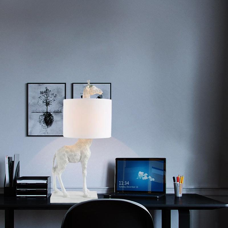 Stately Giraffe Table Lamp in Gold or White - Divine Heart L.A.