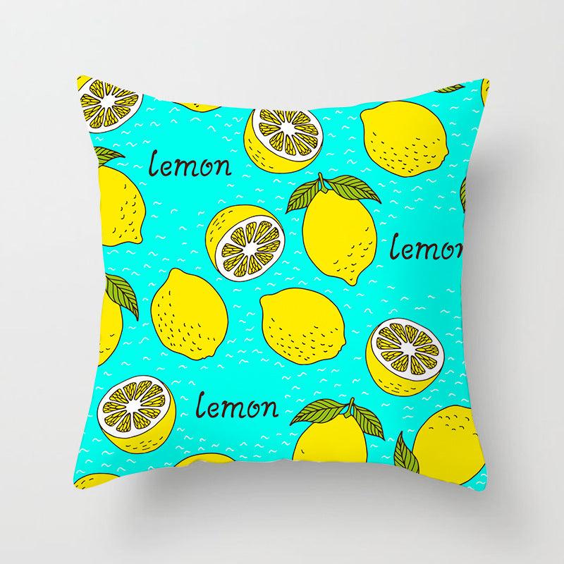 Summer Fruit Throw Pillow Cover - Divine Heart L.A.