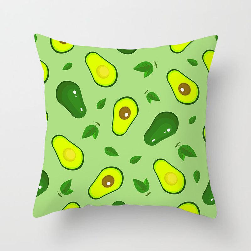 Summer Fruit Throw Pillow Cover - Divine Heart L.A.