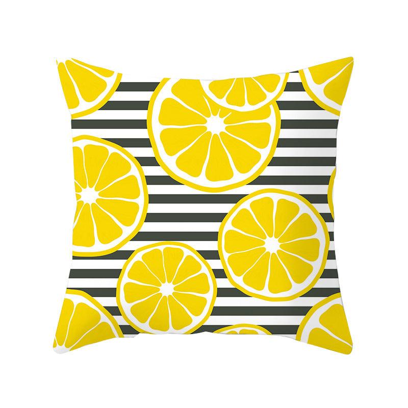 Summer Fruit Throw Pillow Cover - Divine Heart L.A.