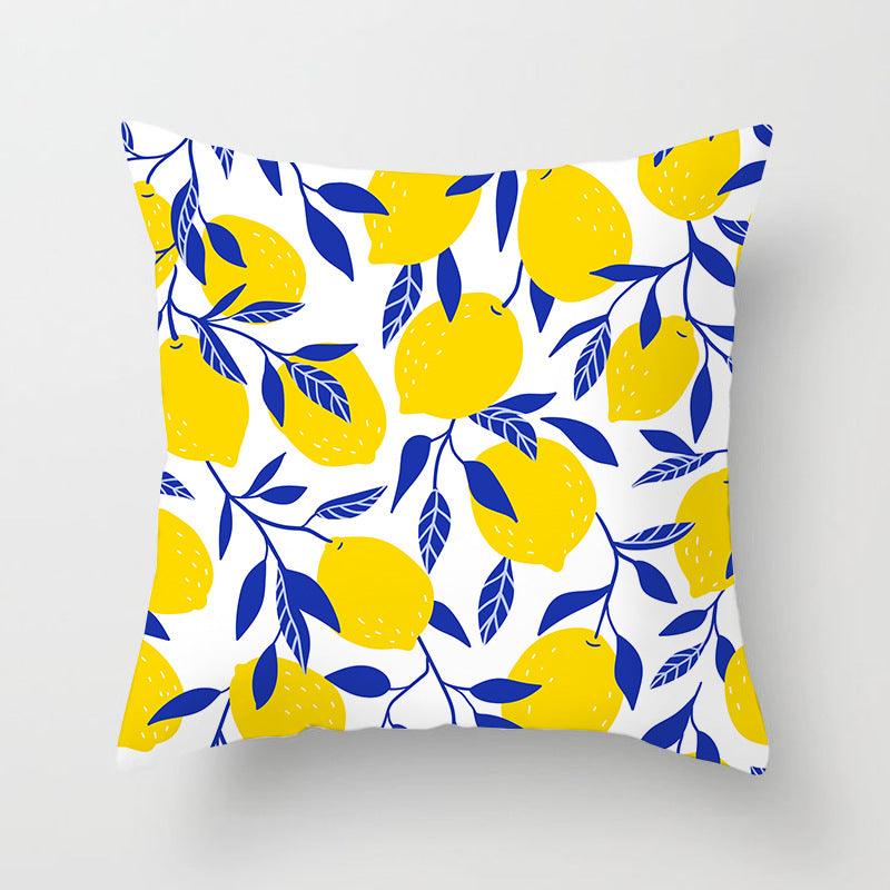 Summer Fruit Throw Pillow Cover - Divine Heart L.A.