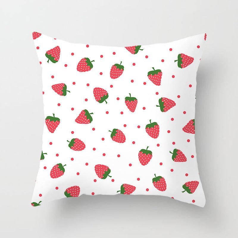 Summer Fruit Throw Pillow Cover - Divine Heart L.A.