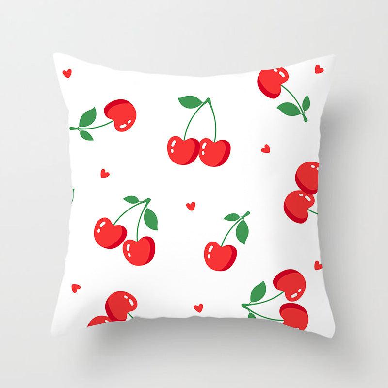 Summer Fruit Throw Pillow Cover - Divine Heart L.A.