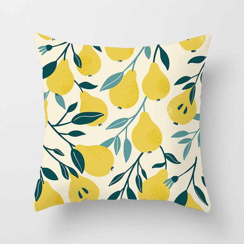 Summer Fruit Throw Pillow Cover - Divine Heart L.A.