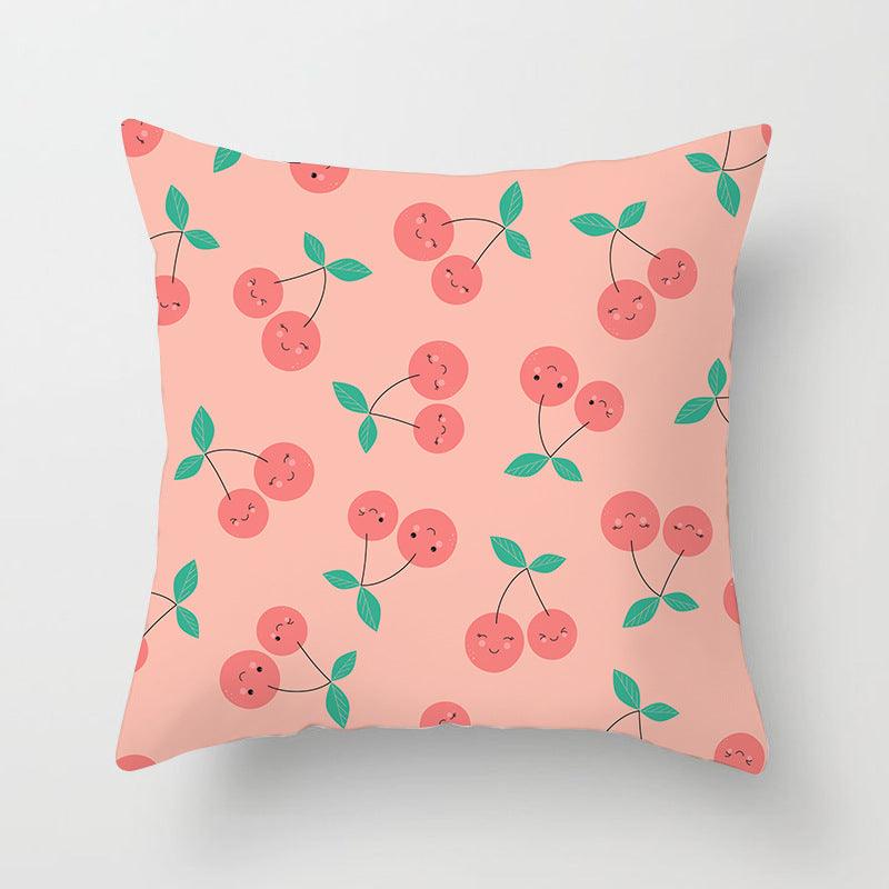 Summer Fruit Throw Pillow Cover - Divine Heart L.A.