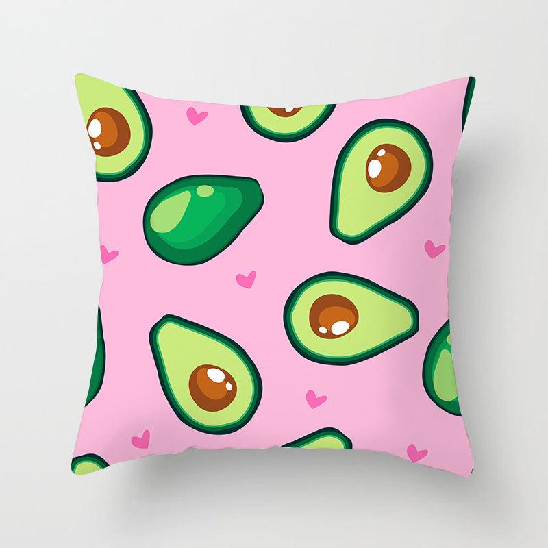 Summer Fruit Throw Pillow Cover - Divine Heart L.A.