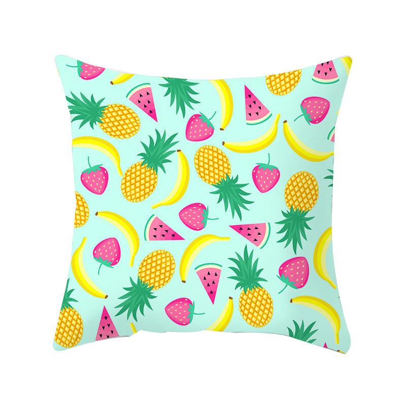 Summer Fruit Throw Pillow Cover - Divine Heart L.A.