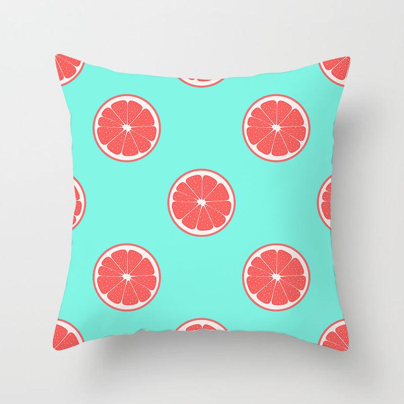 Summer Fruit Throw Pillow Cover - Divine Heart L.A.