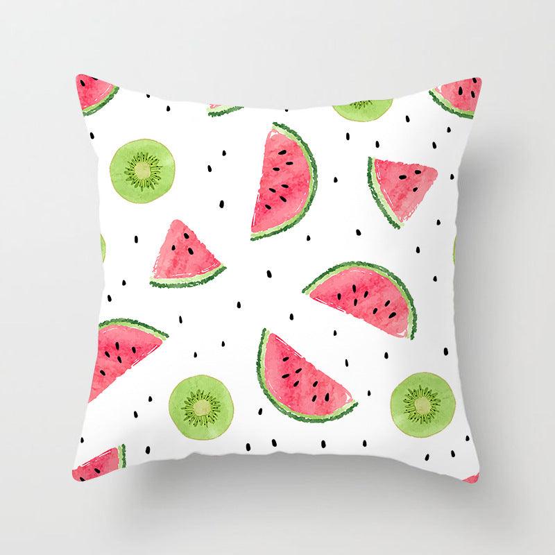 Summer Fruit Throw Pillow Cover - Divine Heart L.A.