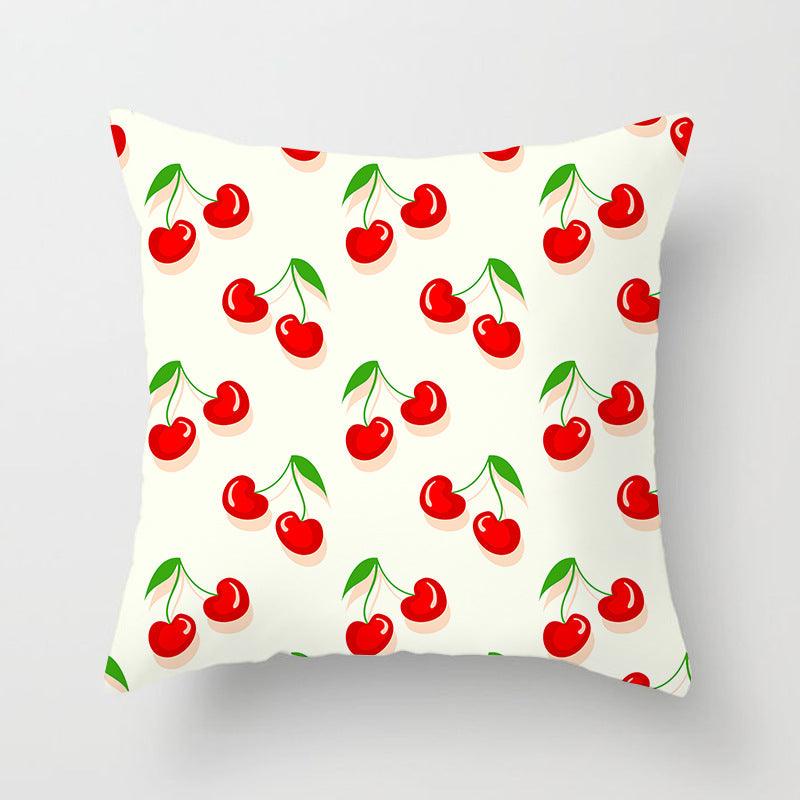 Summer Fruit Throw Pillow Cover - Divine Heart L.A.