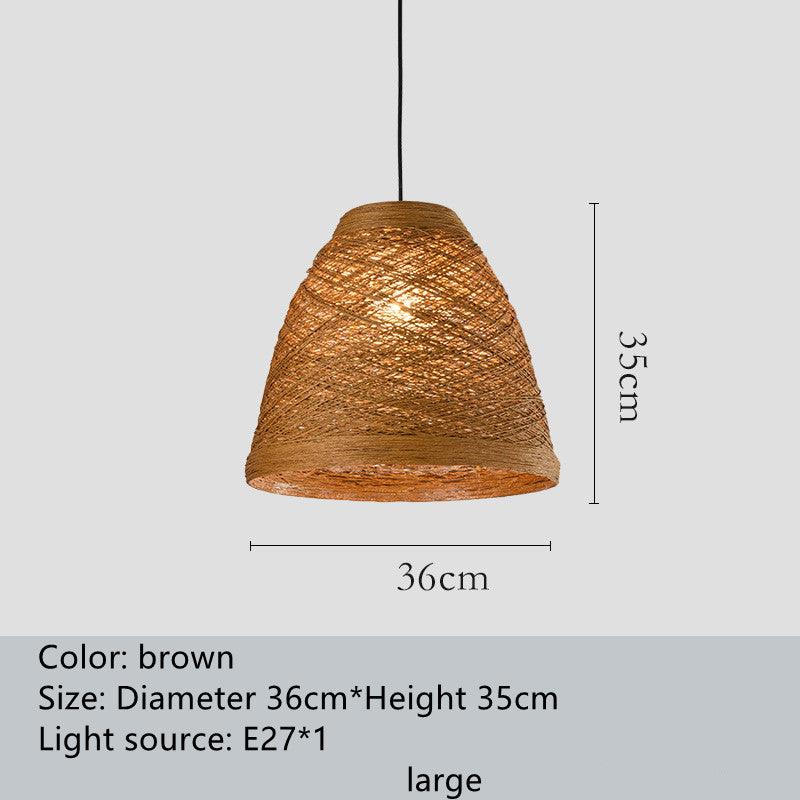 Sunset Unlimited Woven Rattan Pendant Lighting - Divine Heart L.A.