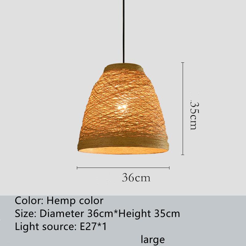 Sunset Unlimited Woven Rattan Pendant Lighting - Divine Heart L.A.