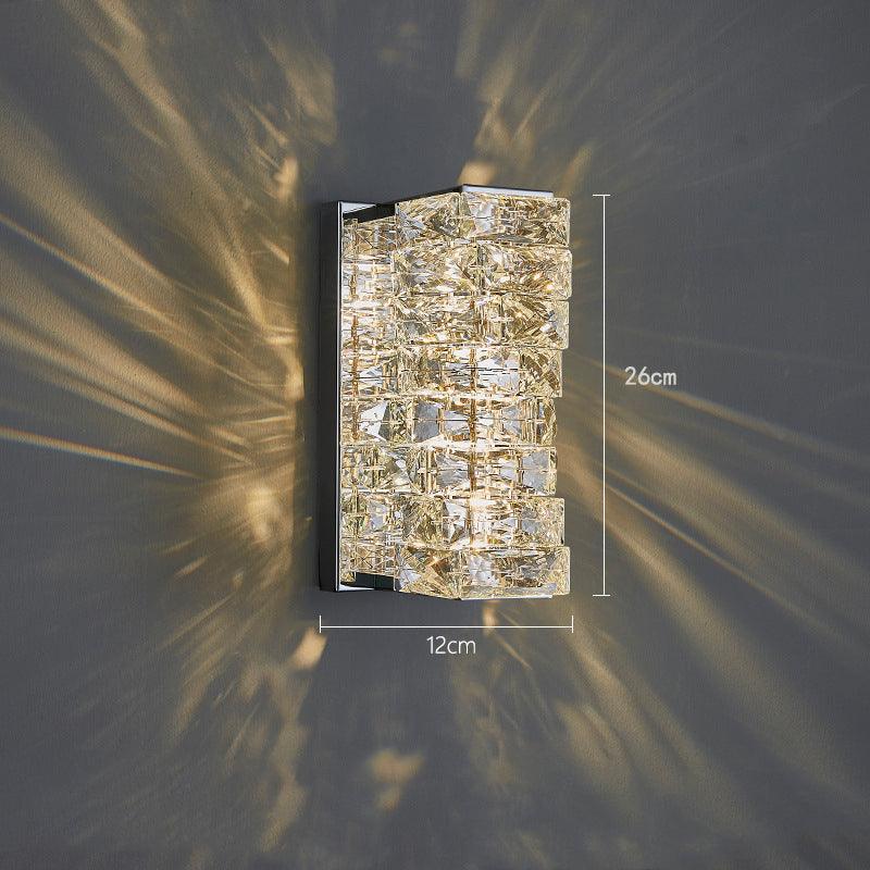 Timeless Crystal Cascade Wall Light - Divine Heart L.A.