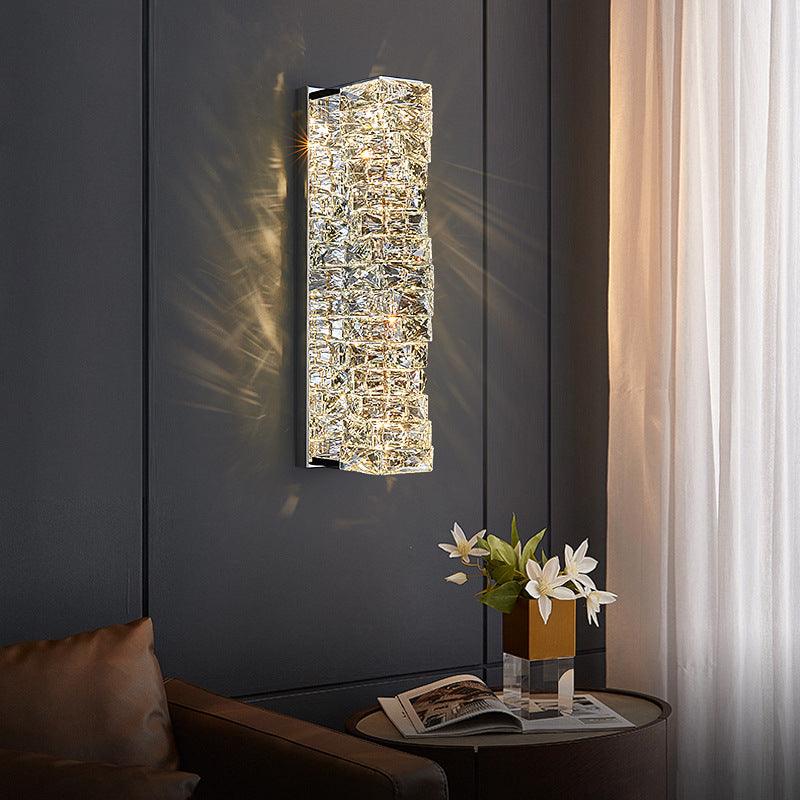 Timeless Crystal Cascade Wall Light - Divine Heart L.A.