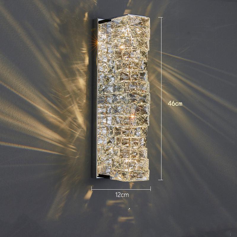 Timeless Crystal Cascade Wall Light - Divine Heart L.A.