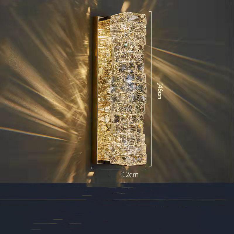 Timeless Crystal Cascade Wall Light - Divine Heart L.A.