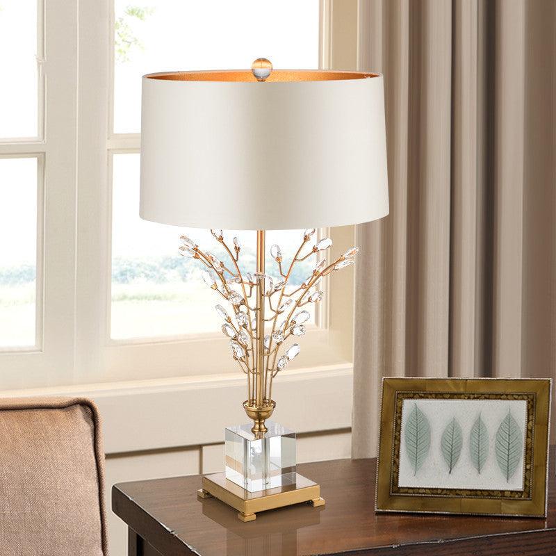 Timeless Moments Luxury Crystal Lamp with Gold Accents - Divine Heart L.A.