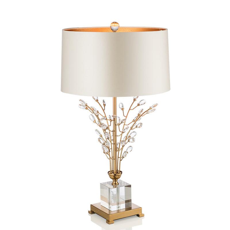 Timeless Moments Luxury Crystal Lamp with Gold Accents - Divine Heart L.A.