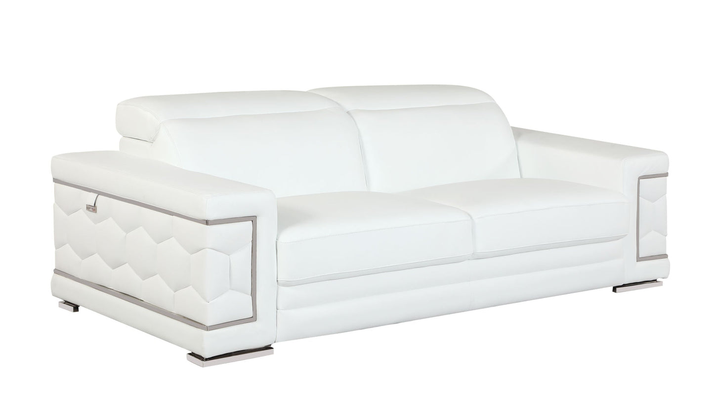 Top Grain Italian Leather Sofa - Divine Heart L.A.