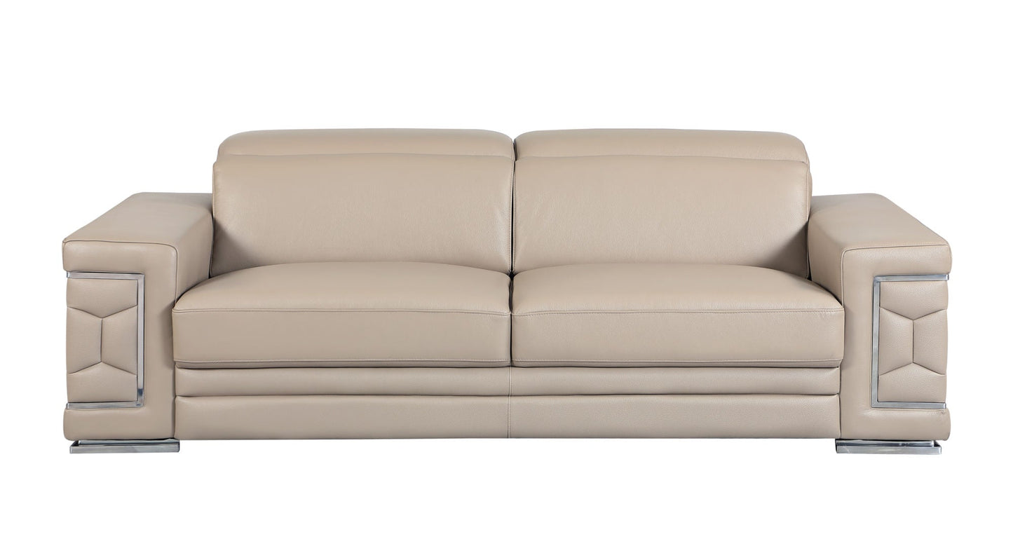 Top Grain Italian Leather Sofa - Divine Heart L.A.