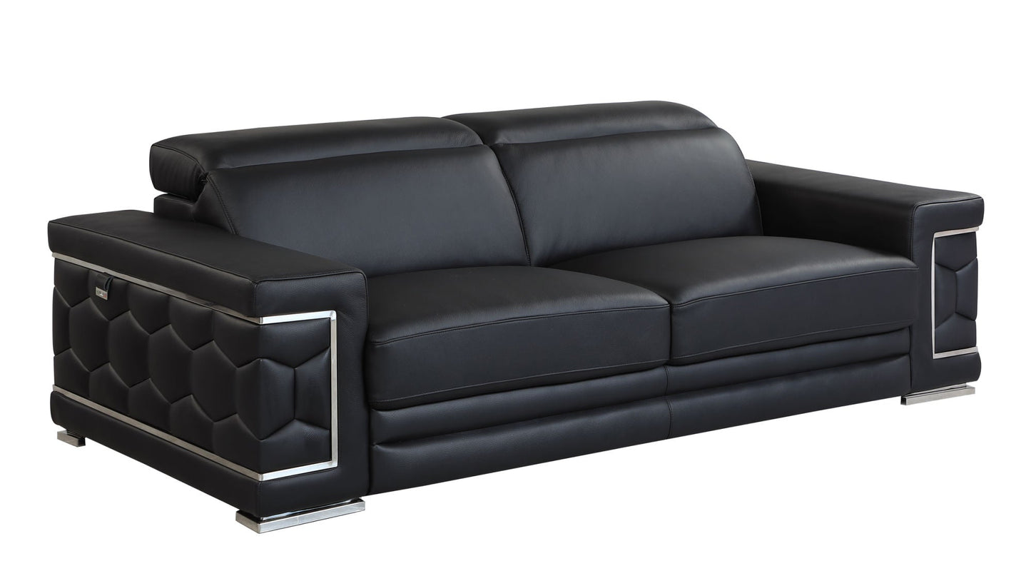 Top Grain Italian Leather Sofa - Divine Heart L.A.