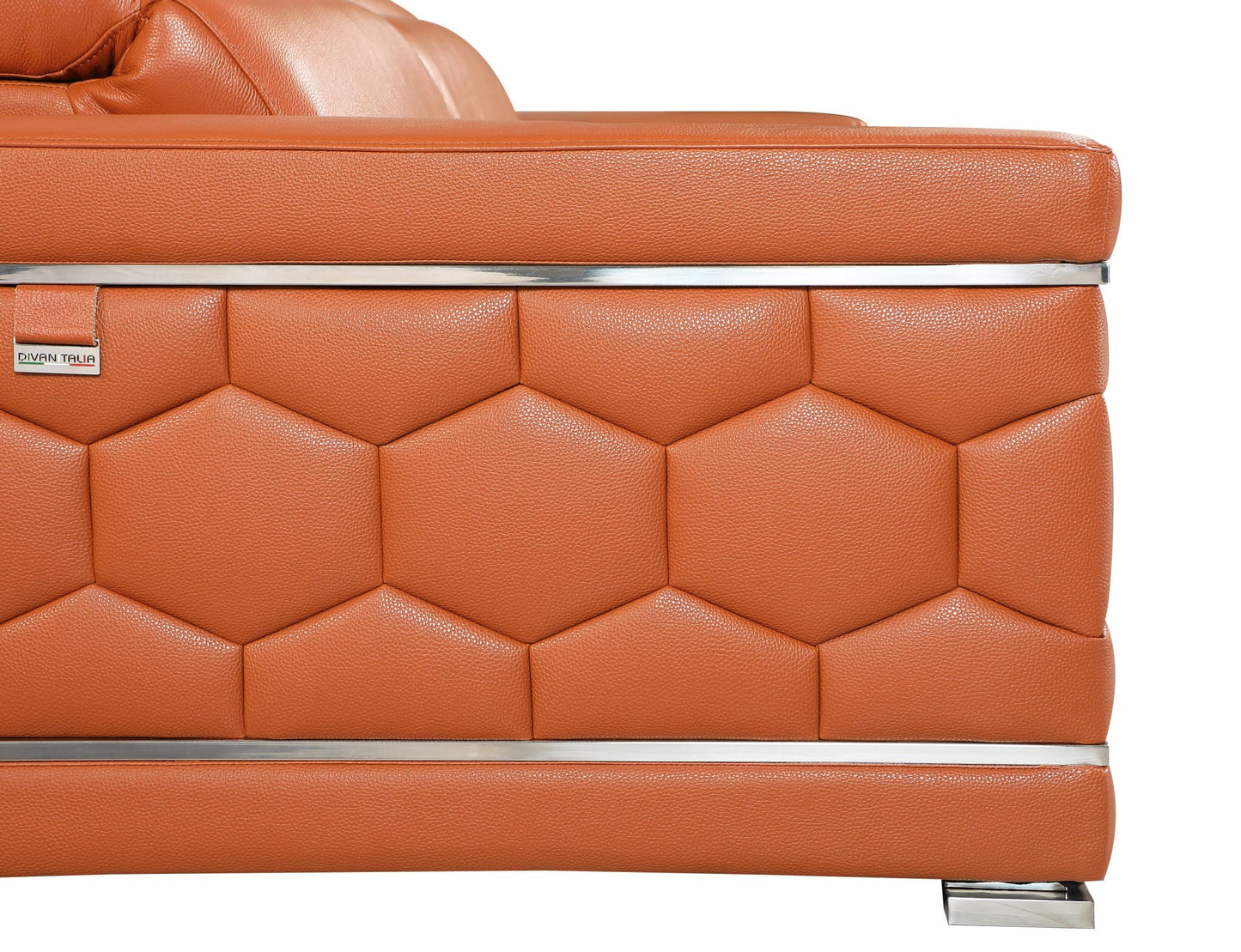 Top Grain Italian Leather Sofa - Divine Heart L.A.