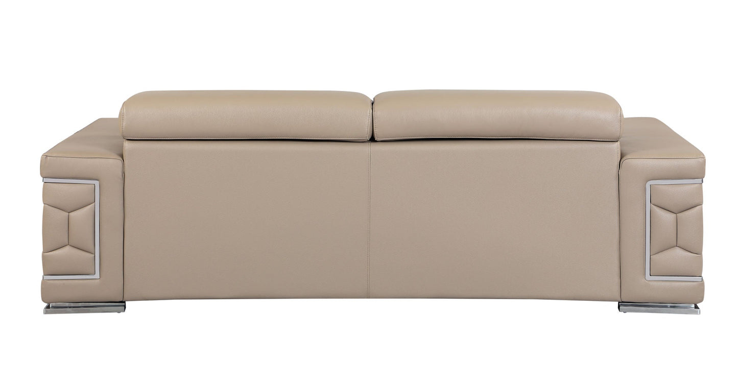 Top Grain Italian Leather Sofa - Divine Heart L.A.