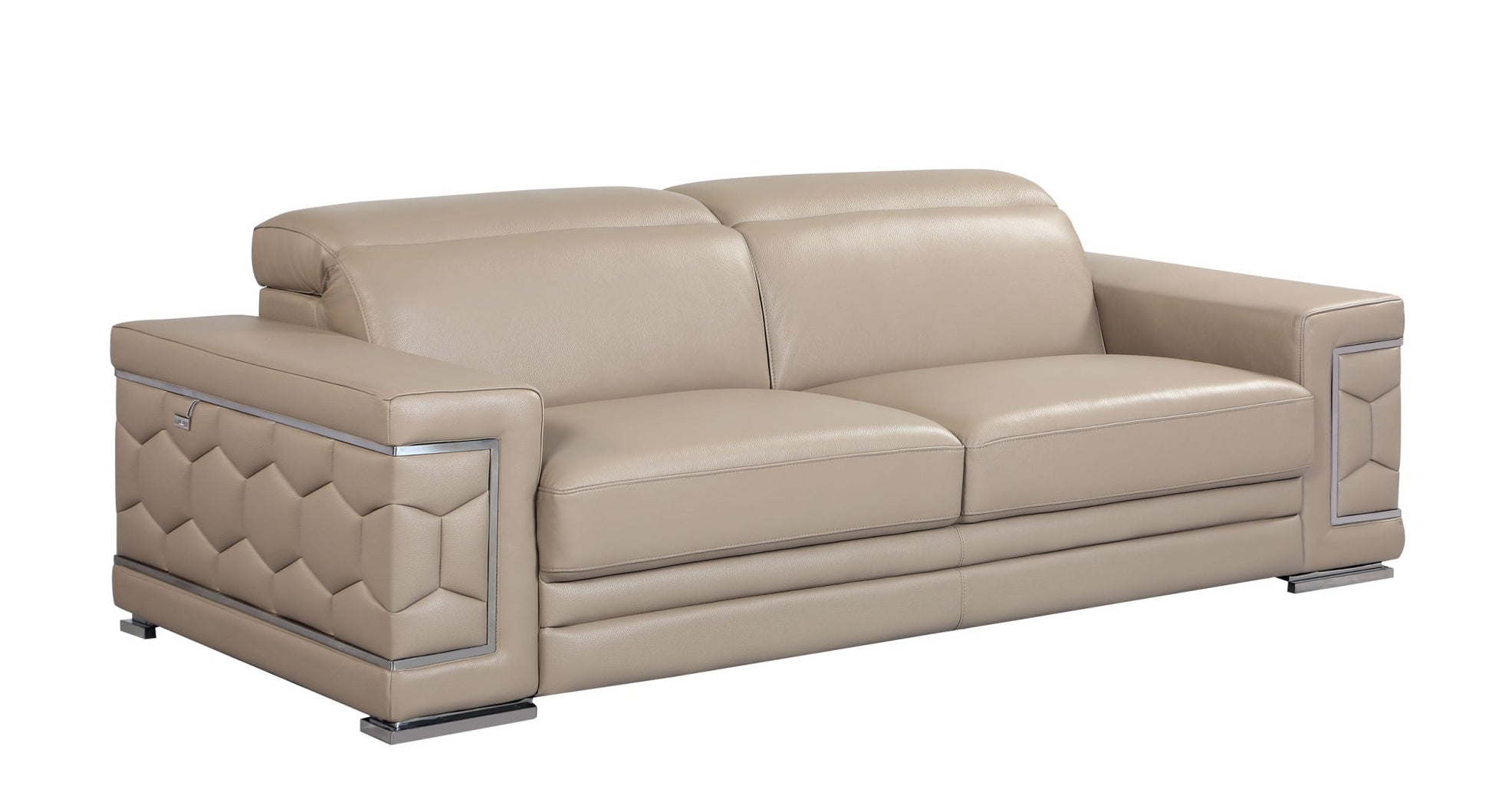 Top Grain Italian Leather Sofa - Divine Heart L.A.