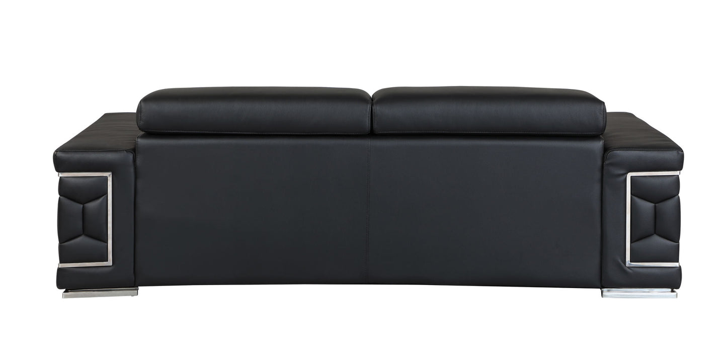 Top Grain Italian Leather Sofa - Divine Heart L.A.