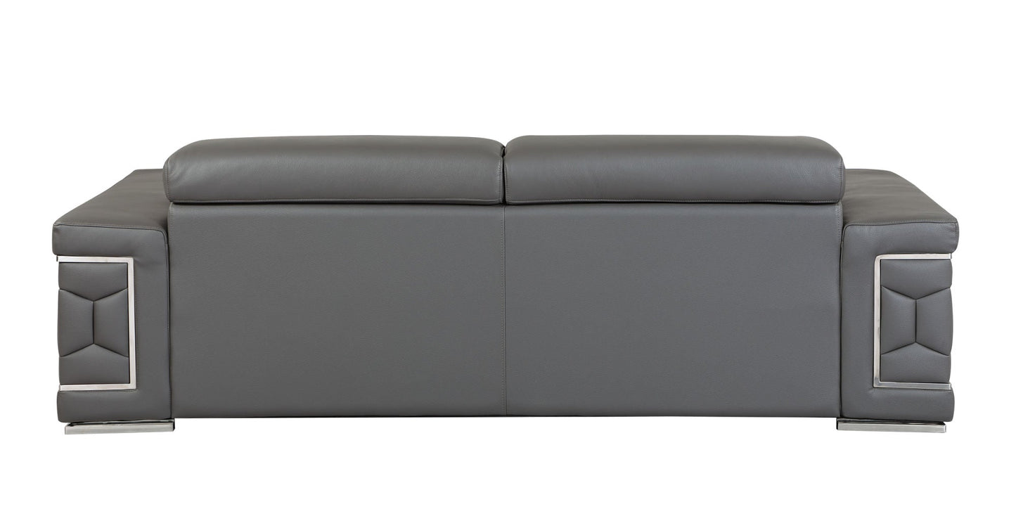 Top Grain Italian Leather Sofa - Divine Heart L.A.