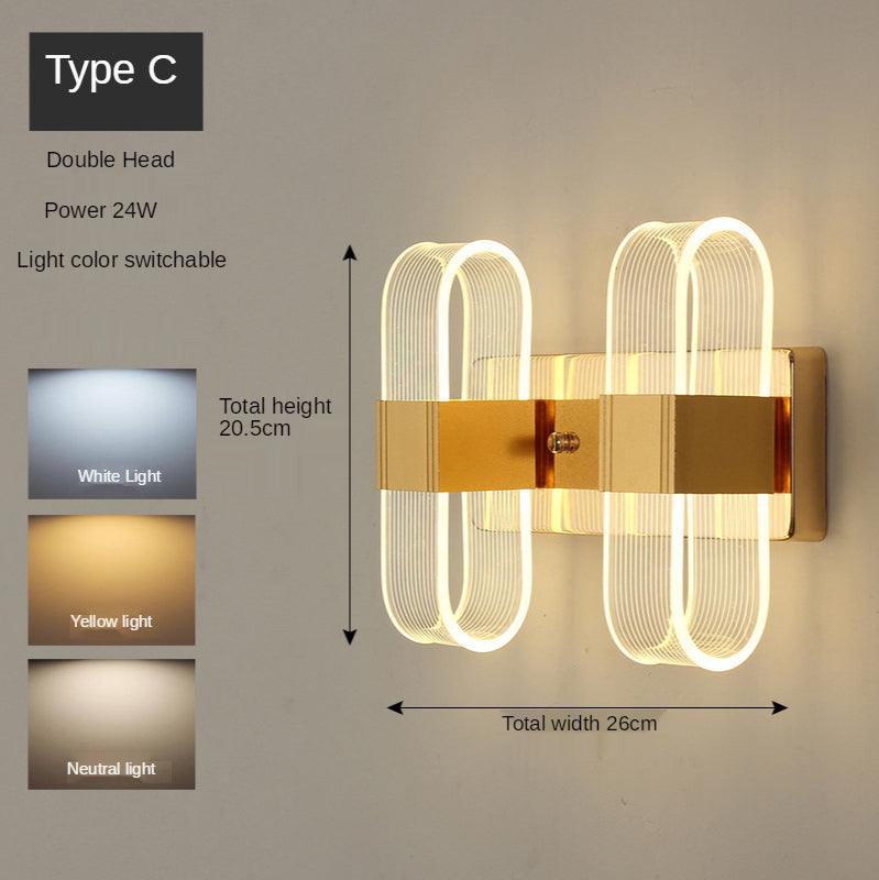 Townley Mann Acrylic LED Wall Light - Divine Heart L.A.