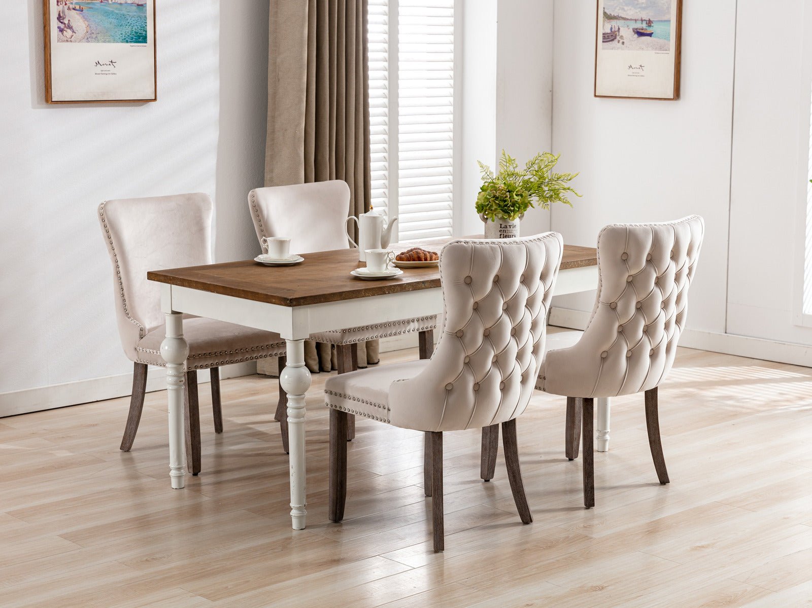 Townsgate Tufted Dining Chair Set - Divine Heart L.A.