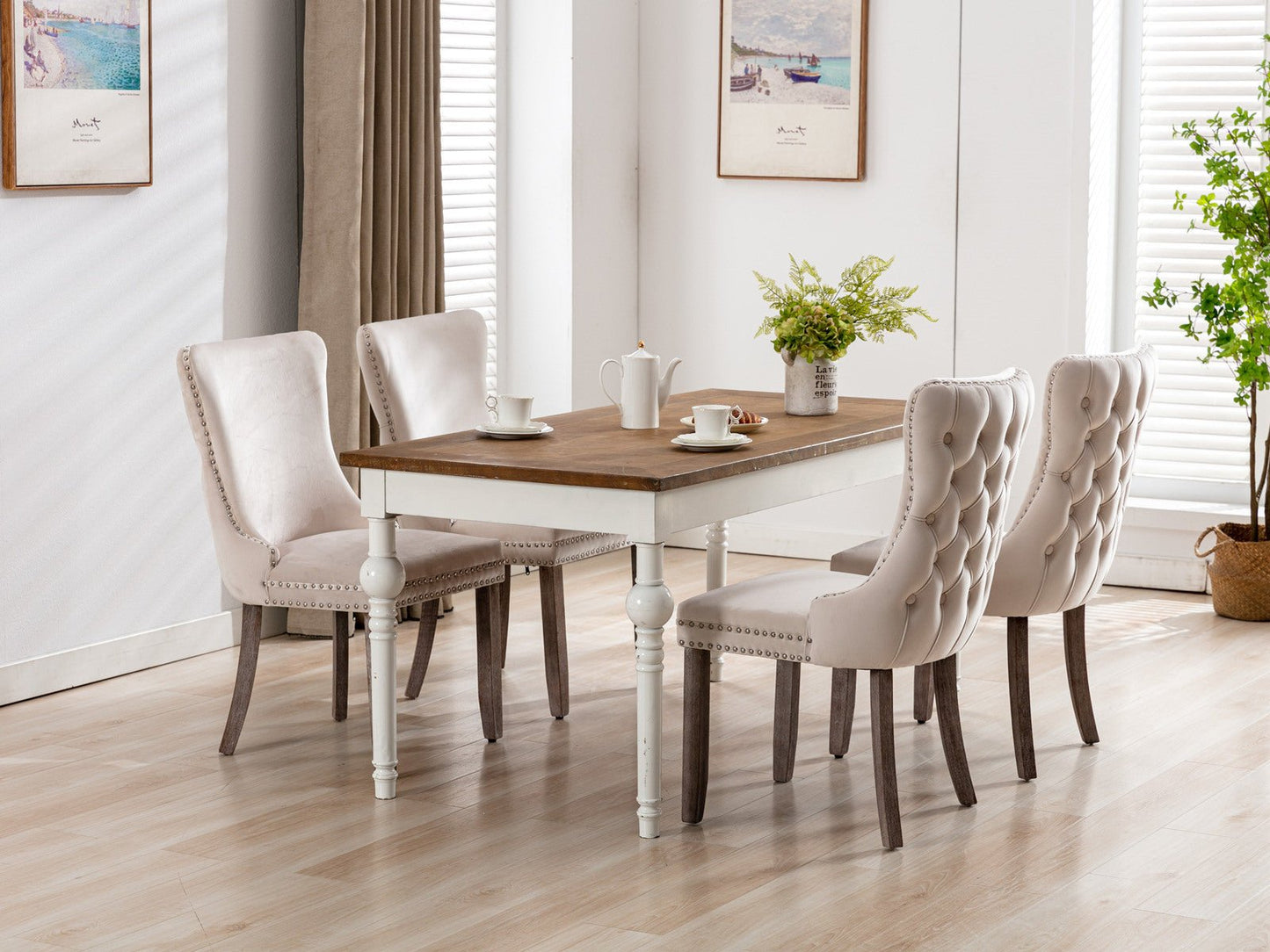 Townsgate Tufted Dining Chair Set - Divine Heart L.A.