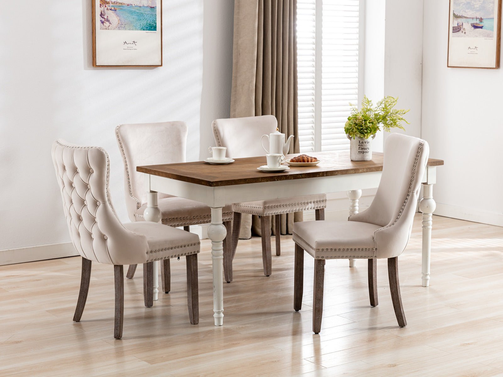 Townsgate Tufted Dining Chair Set - Divine Heart L.A.