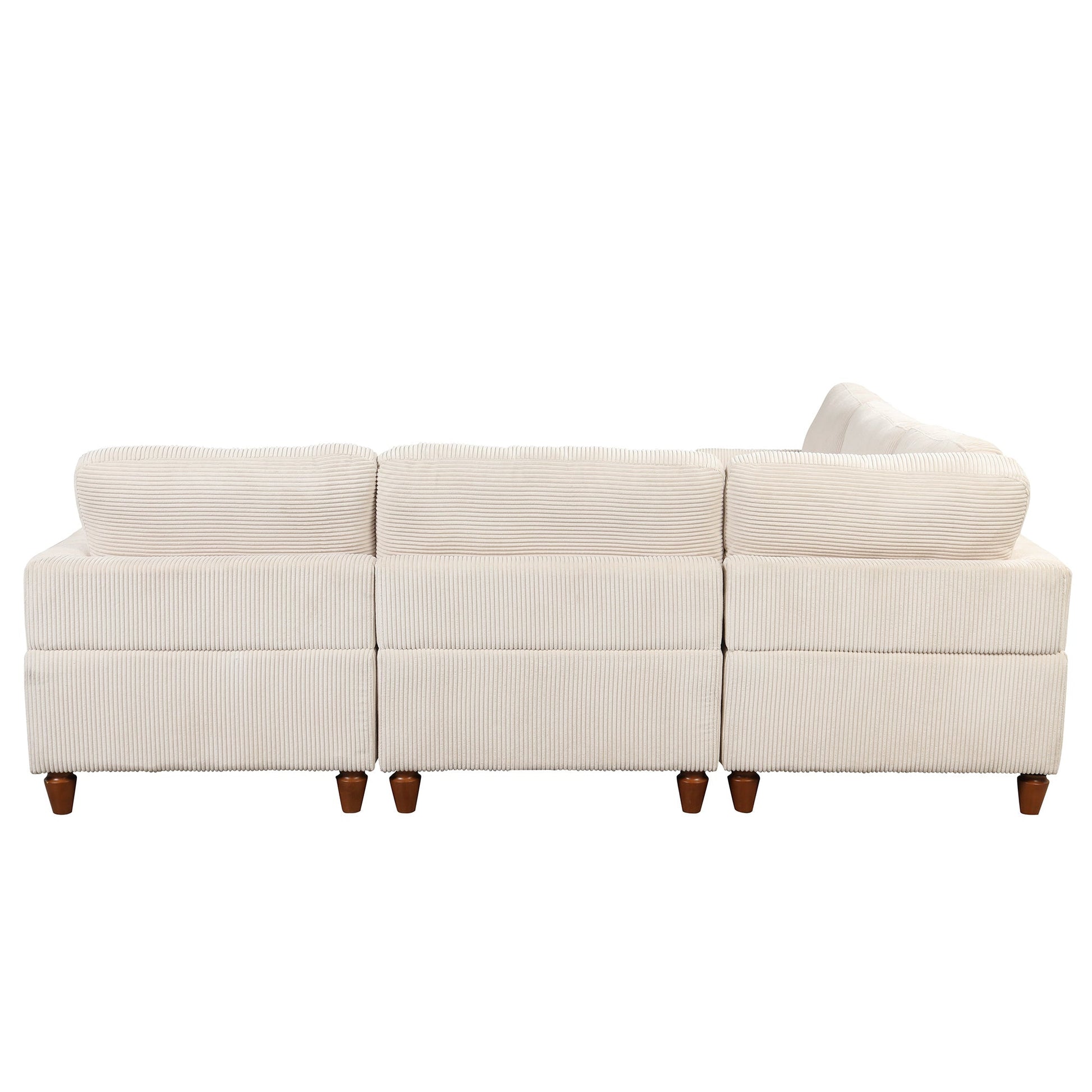 U_Style Modular Sectional Sofa with Ottoman L Shaped Corner Sectional for Living Room, Office, Spacious Space(same sku: WY000336AAA) - Divine Heart L.A.