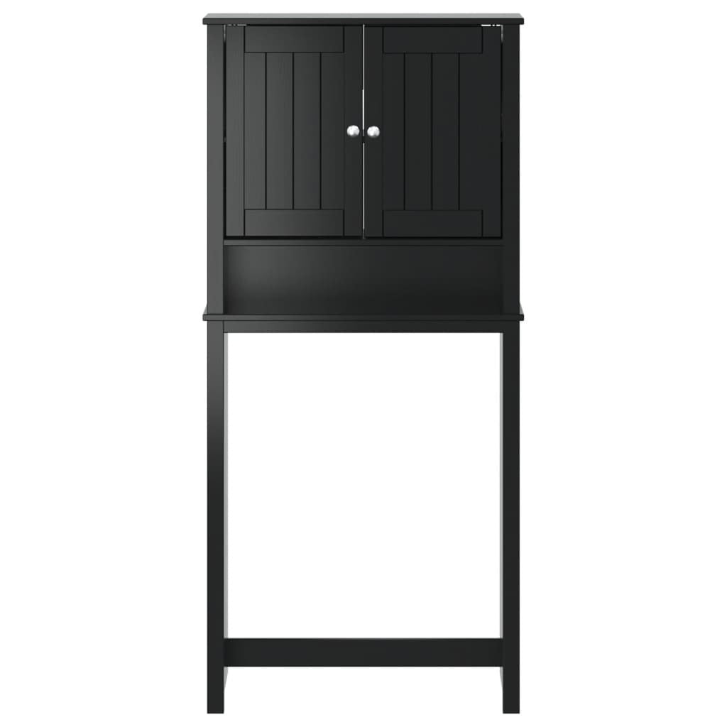 Washing Machine Cabinet BERG Black 29.9"x10.6"x64.8" Solid Wood - Divine Heart L.A.