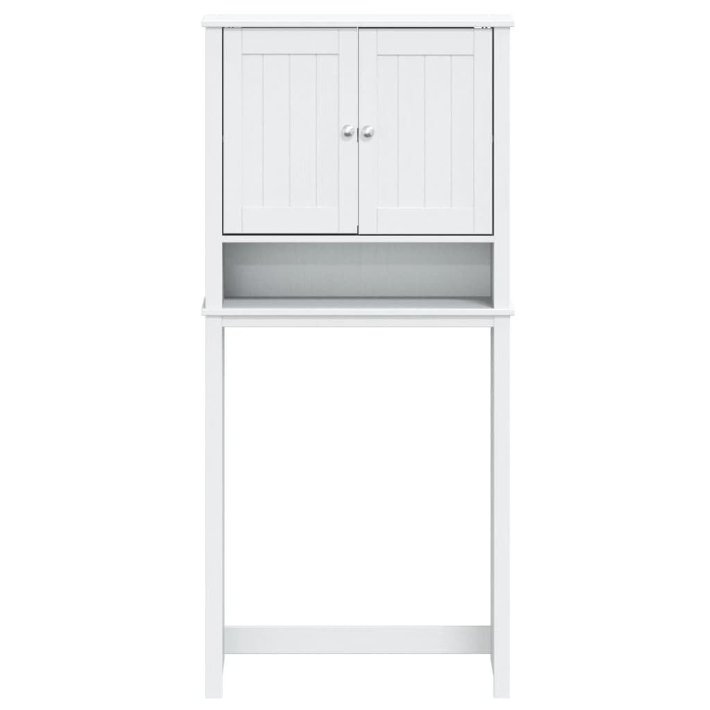 Washing Machine Cabinet BERG White 29.9"x10.6"x64.8" Solid Wood - Divine Heart L.A.