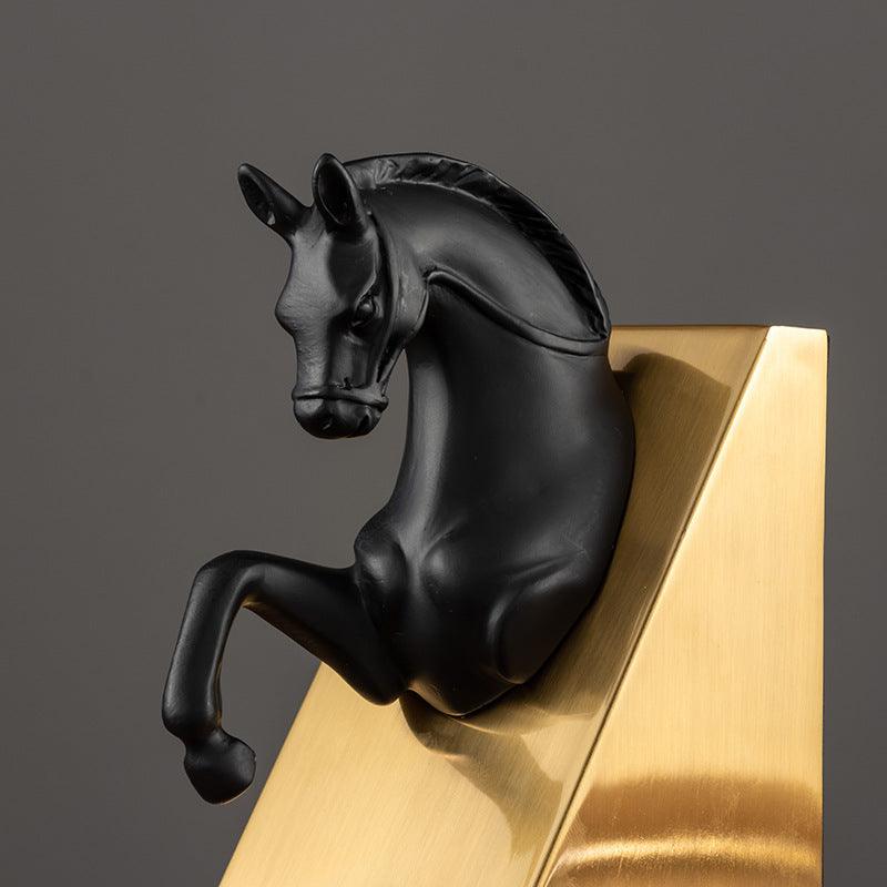 Wild Stallions Run Free Bookend Set of 2 - Divine Heart L.A.