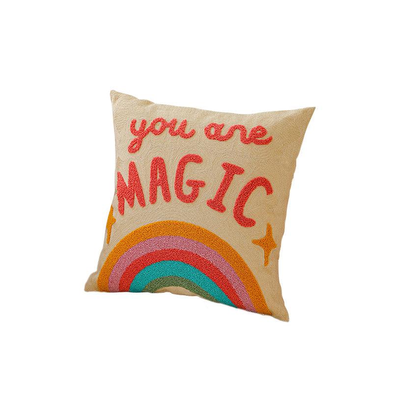 You are Magic Rainbow Throw Pillow - Divine Heart L.A.